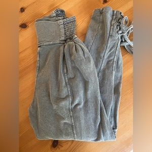 Free People Gray Joggers